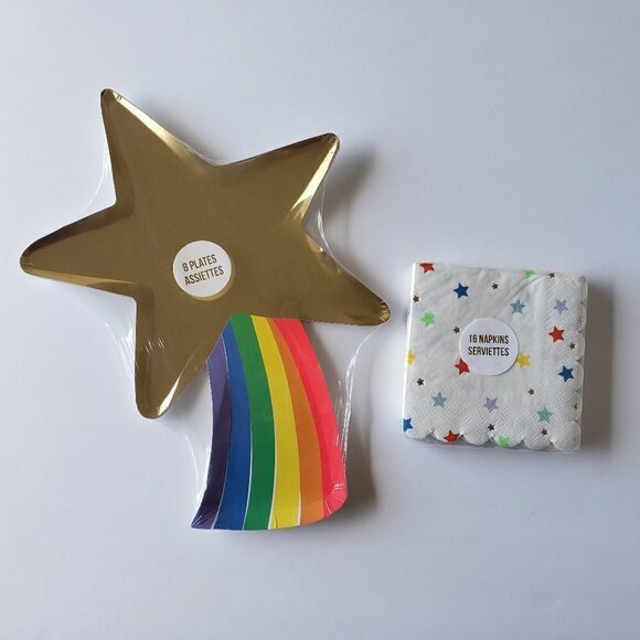 NWT - Meri Meri Paper Plates (8) & Napkins (16) - Picture 1 of 2